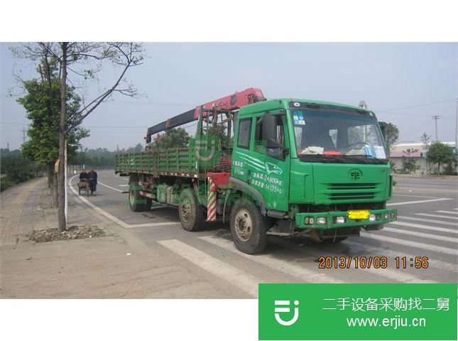 四川出售二手一汽解放隨車吊