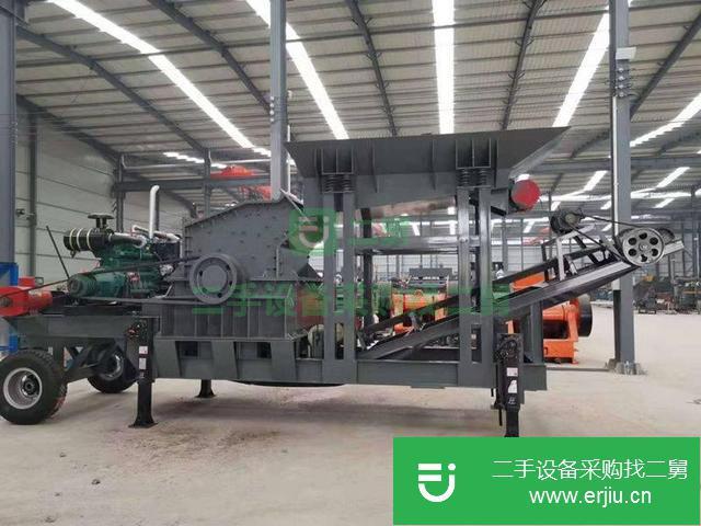 河南出售二手大型河卵石破碎機
