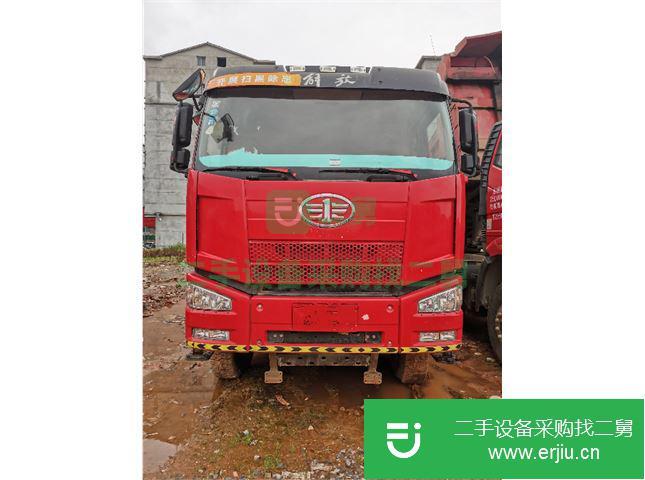 江西出售二手一汽解放J6P后八輪自卸車