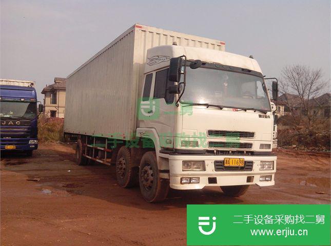 湖南出售二手東風柳汽前四后四集裝箱貨車