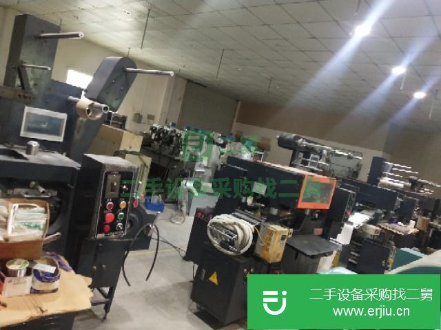 廣東出售二手臺灣不干膠商標(biāo)機