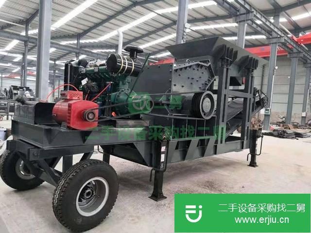 河南出售二手大型河卵石破碎機