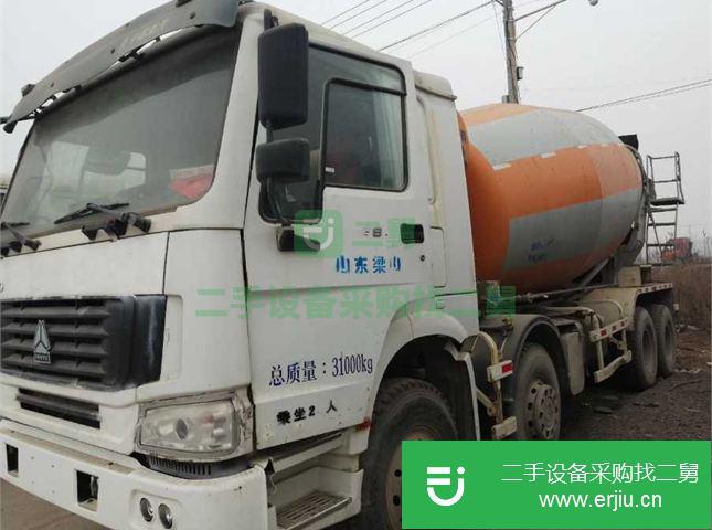 安微出售二手中國重汽混凝土攪拌車