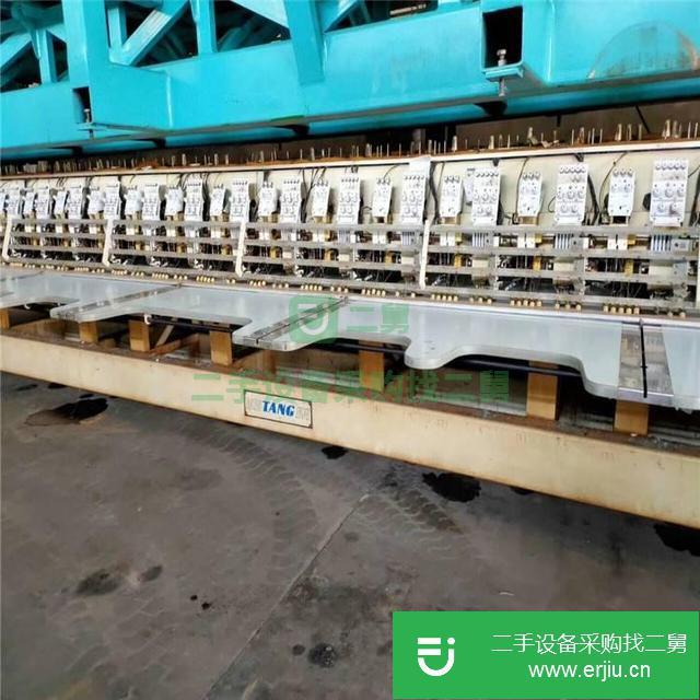浙江出售二手經緯18對頭400間距盤帶三合一繡花機