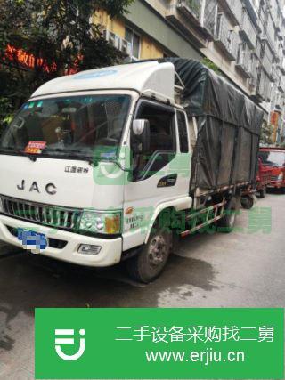 四川出售二手江淮排半篷式貨車