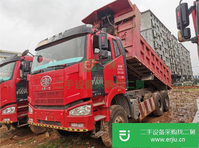 江西出售二手一汽解放J6P后八輪自卸車