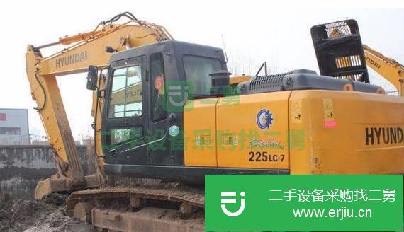 江蘇出售二手現代225挖掘機