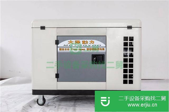 四川出售二手大澤靜音18kw柴油發電機