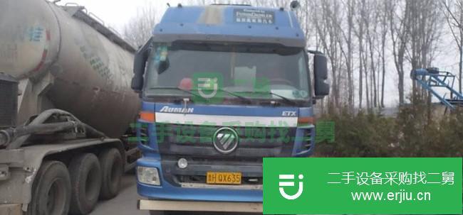 河南出售二手福田歐曼水泥罐車(chē)