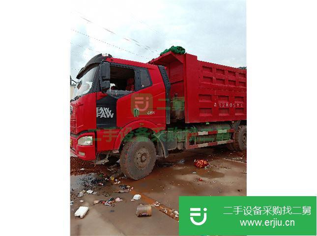 云南出售二手一汽解放J6后八輪自卸車