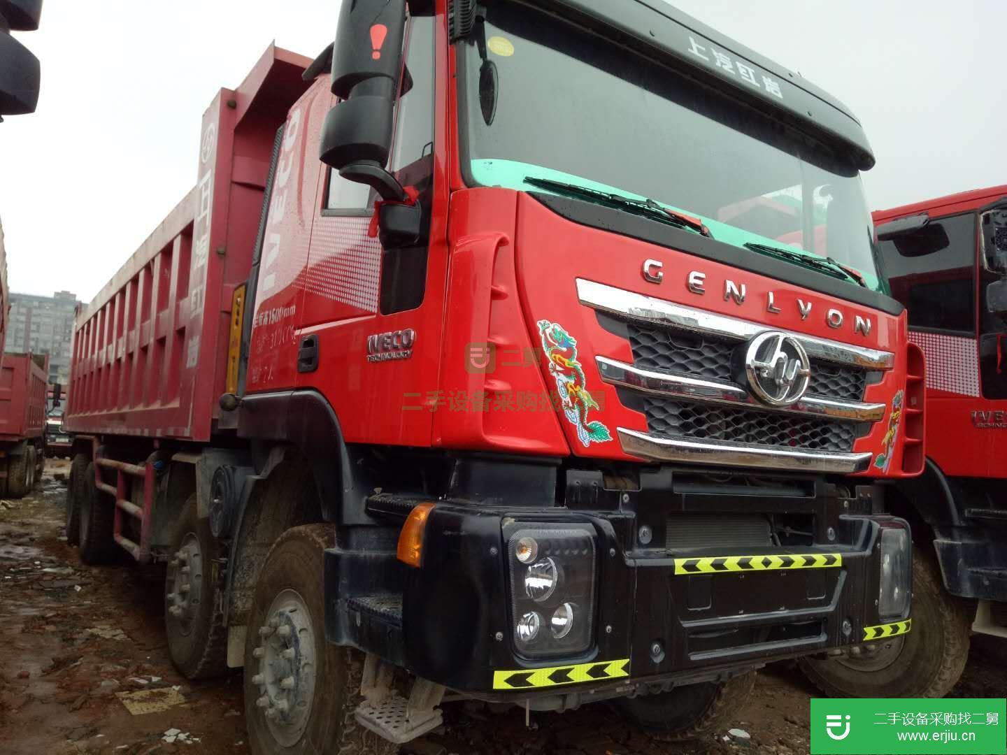 廣東出售二手上汽紅巖杰獅自卸車