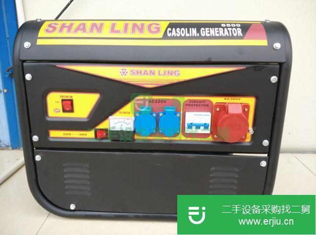 廣東出售二手6500W單相三相汽油發(fā)電機(jī)