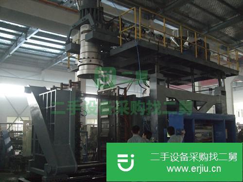 江蘇出售二手塑料路障吹塑機