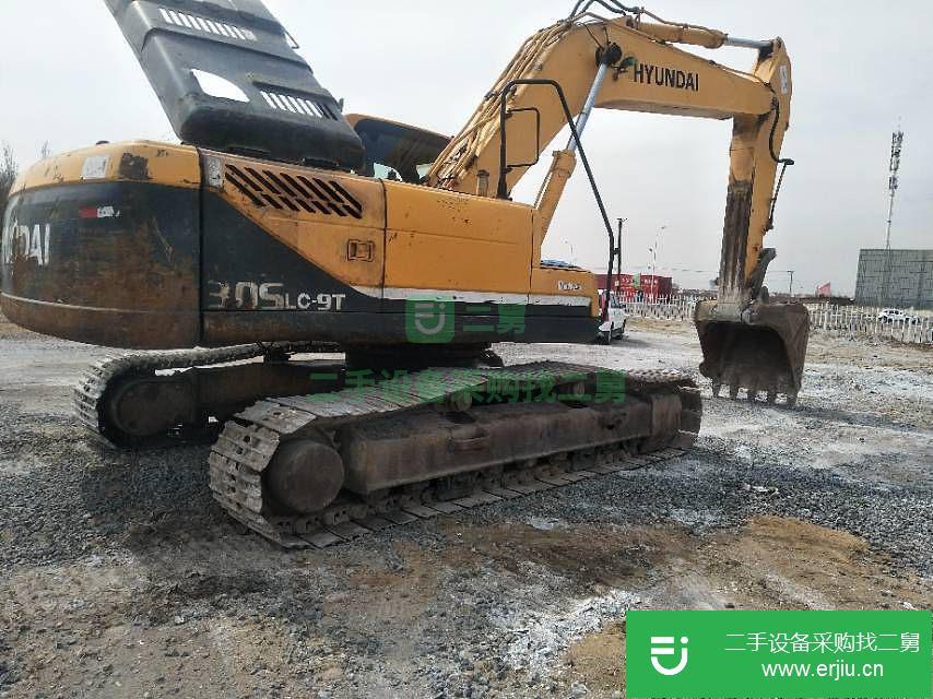 內蒙古出售二手現代R275LC-9T挖掘機