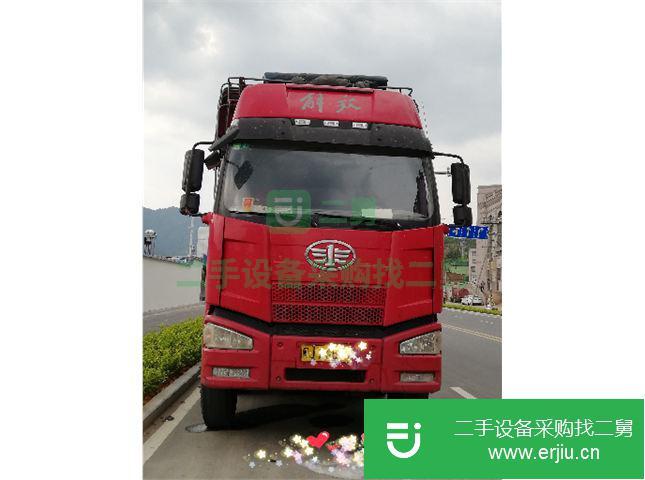 福建出售二手一汽解放前四后八載貨車