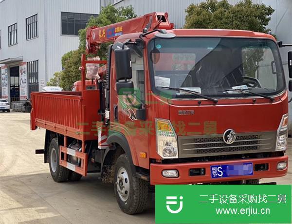 湖北出售二手重汽王牌長興5噸4節臂隨車吊