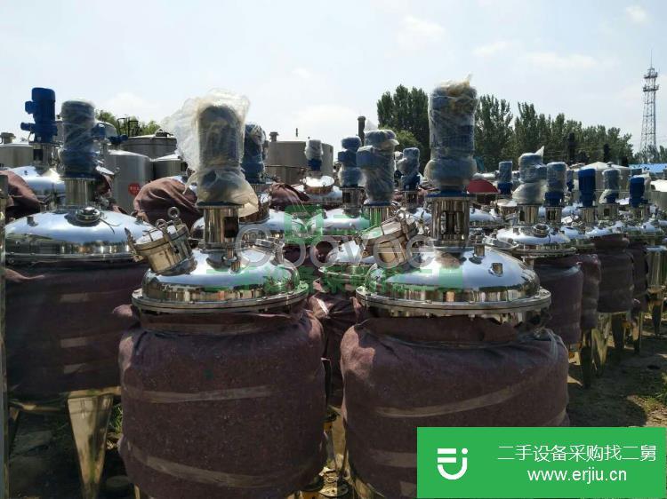 山東出售二手10噸不銹鋼反應釜
