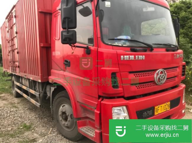 湖北出售二手三環(huán)十通昊龍廂式貨車(chē)