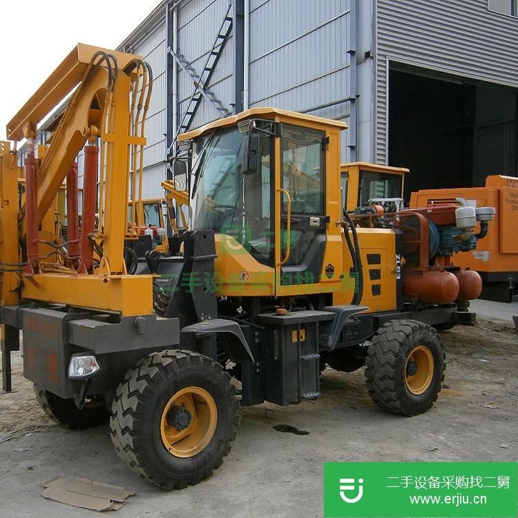 山東出售二手高速公路防撞護欄打樁機