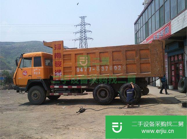湖南出售二手陜汽奧龍后八輪自卸車