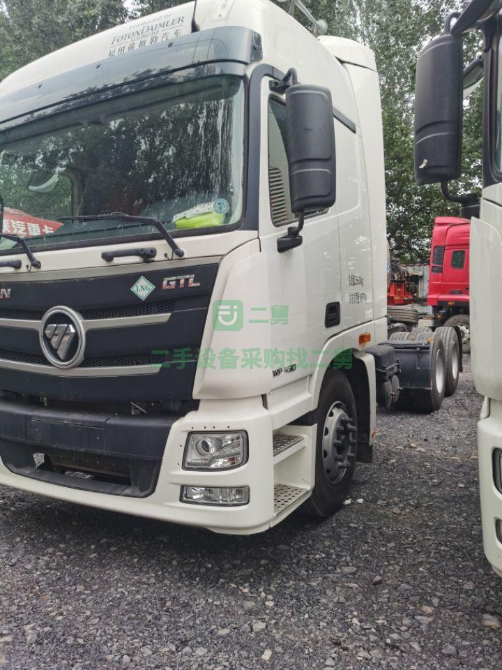 山東出售國六歐曼GTL LNG燃氣車430馬力牽引車