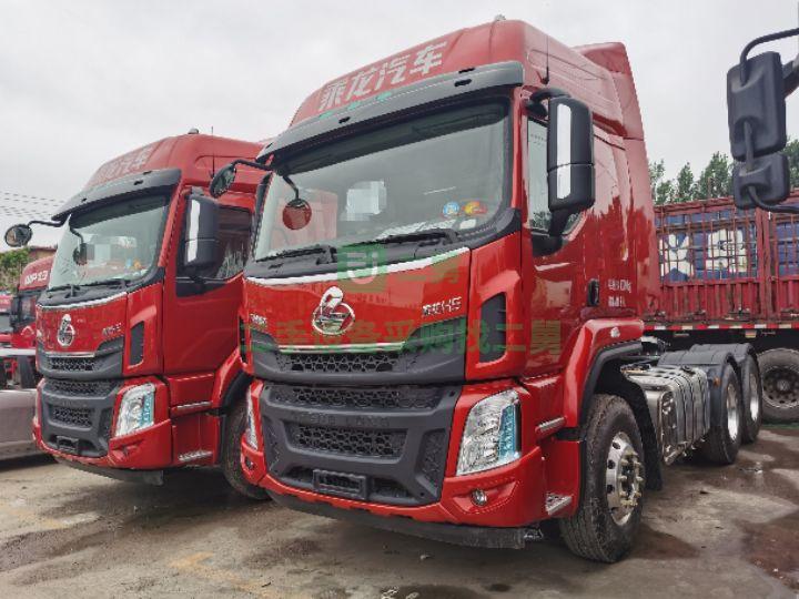 山東出售19年的乘龍H5，430馬力牽引車(chē)