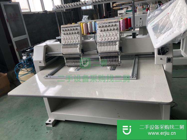 浙江出售二手全自動(dòng)兩頭平繡家用電腦繡花機(jī)