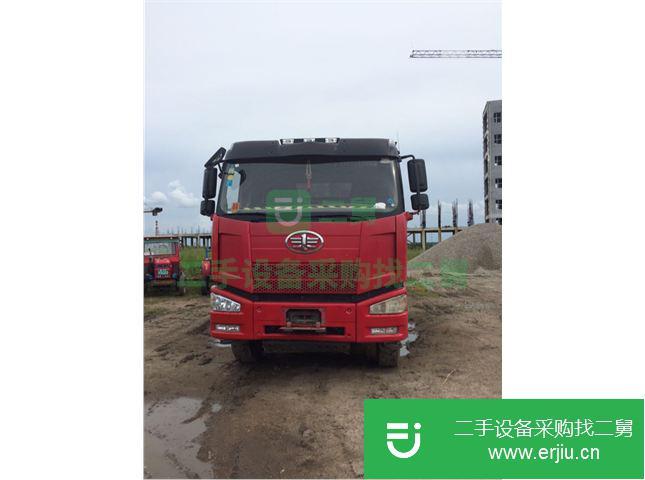 黑龍江出售二手解放J6前四后八翻斗車