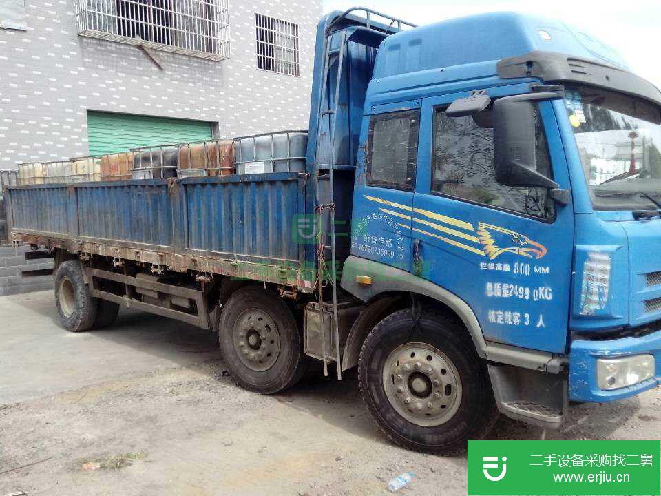 浙江出售二手一汽解放平板貨車馬力180
