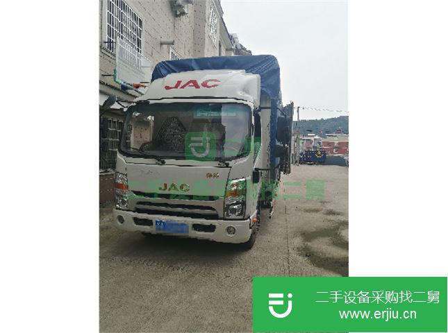 浙江出售二手江淮前二后四廂式排半載貨車