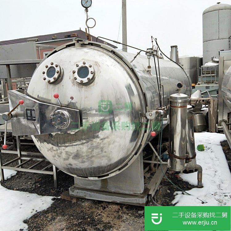 山東出售二手ZH-36不銹鋼全自動控制殺菌鍋