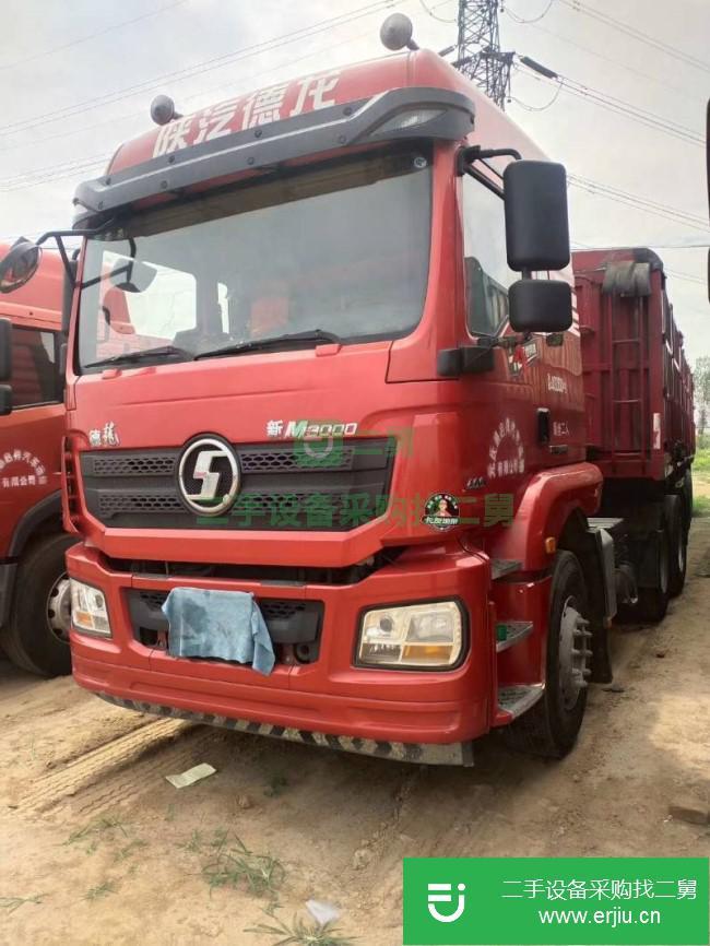 河北出售二手陜汽重卡德龍M3000，400馬力牽引車