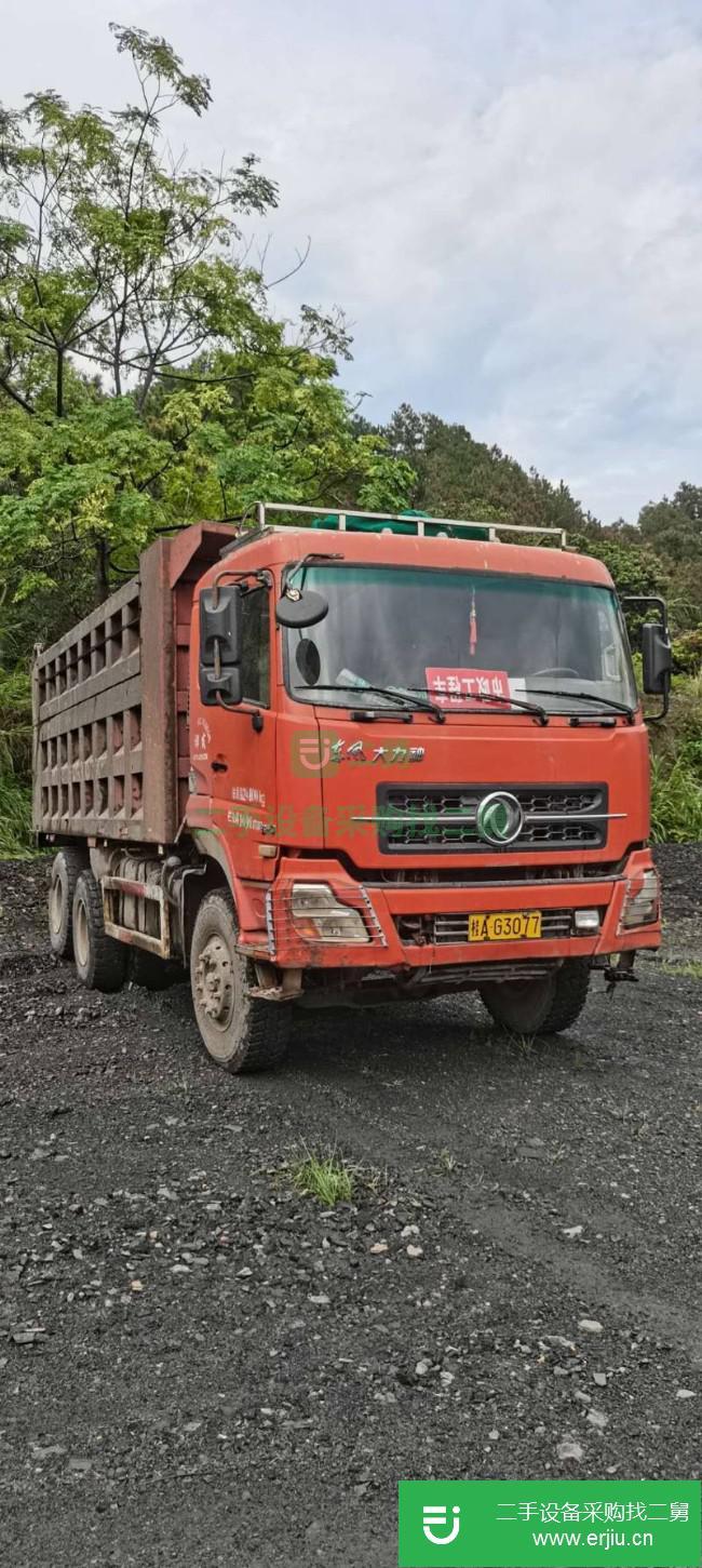 廣西出售二手東風大力神340馬力玉柴自卸車