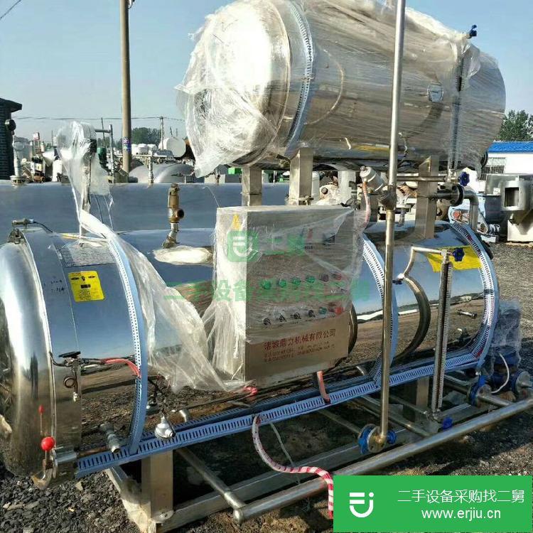山東出售二手ZH-36不銹鋼全自動控制殺菌鍋