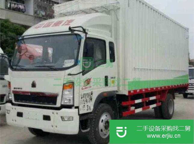 福建出售二手中國重汽廂式貨車