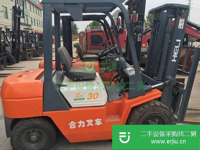 浙江出售二手合力2噸平抱夾叉車