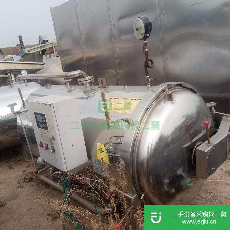 山東出售二手ZH-36不銹鋼全自動控制殺菌鍋