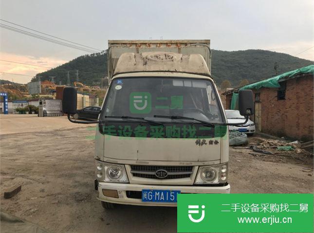 福建出售二手解放霸鈴廂式雙排貨車