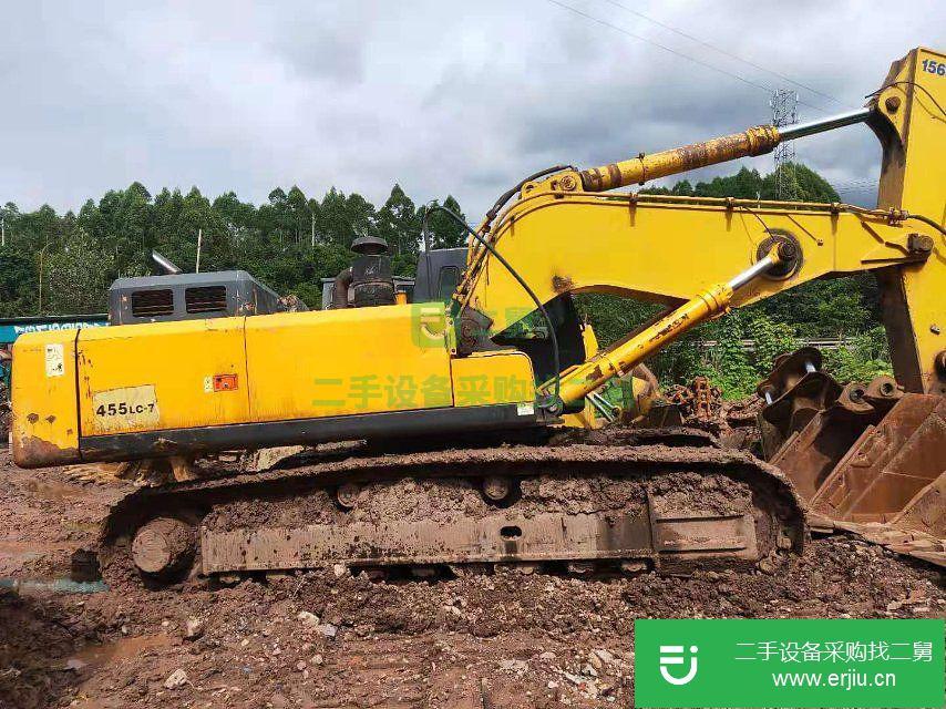 四川省出售二手現(xiàn)代R455LC-7挖掘機