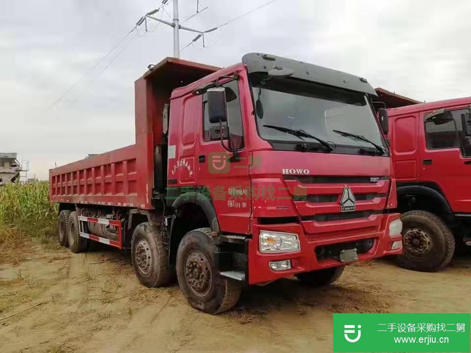 山東出售二手國五后八輪自卸車