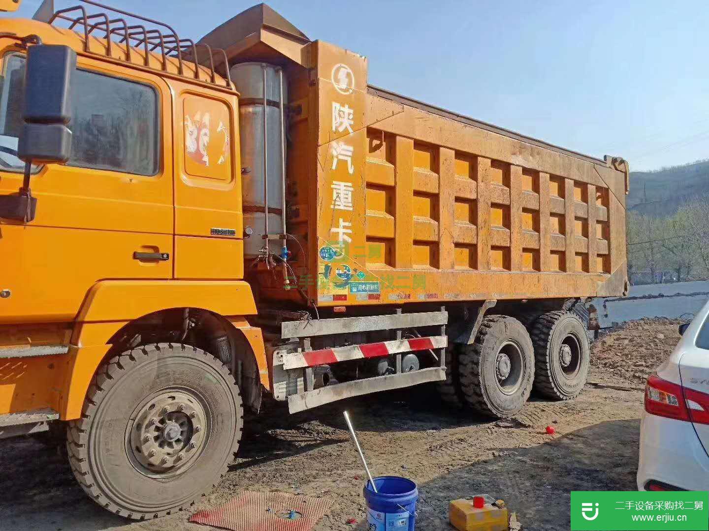 山西出售二手德龍后八輪工程自卸車