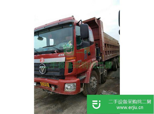 湖北出售二手福田前四后八自卸車(chē)