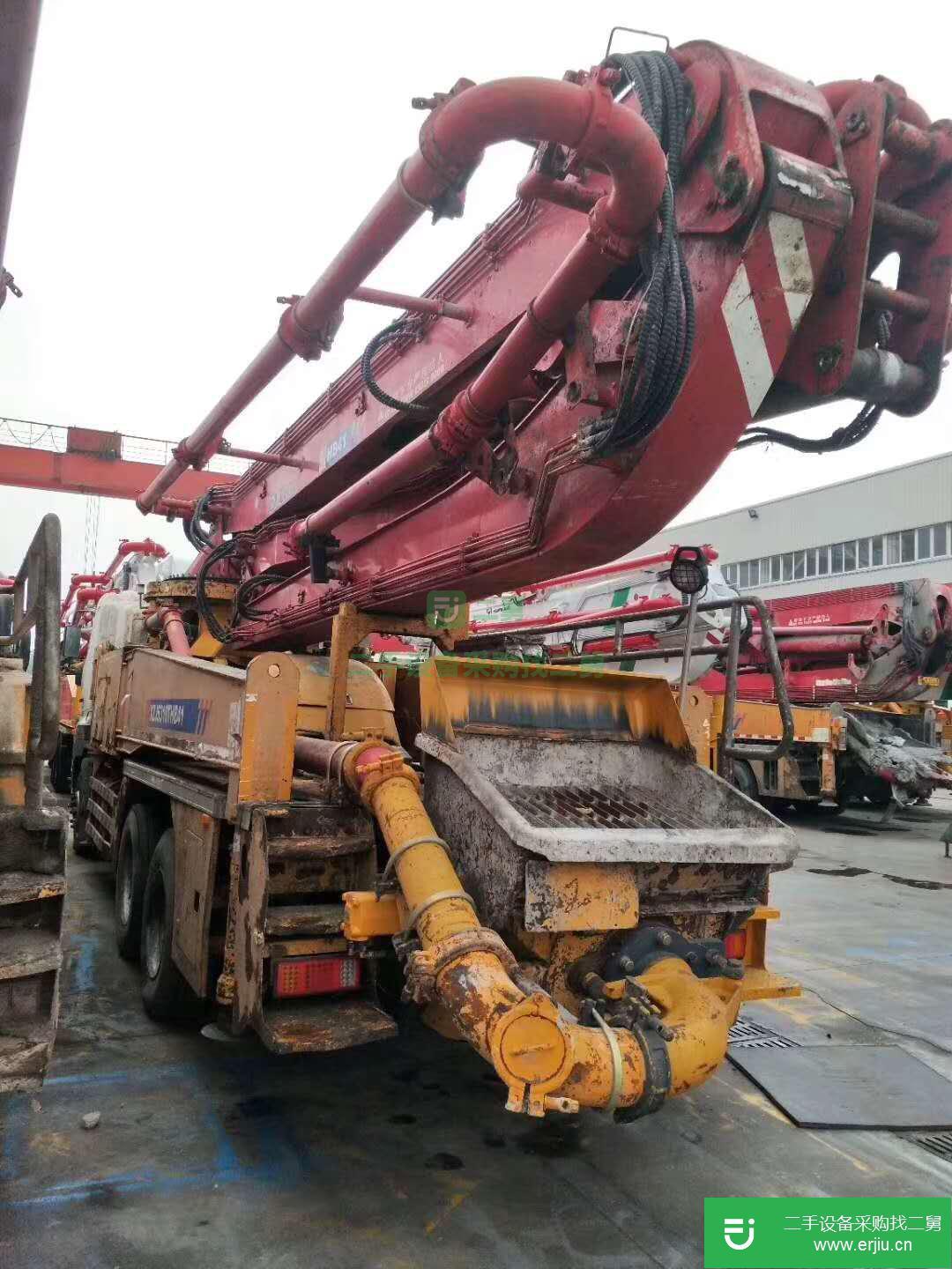 湖北出售二手日野41米混凝土泵車