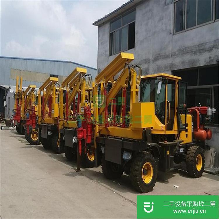 山西出售二手護(hù)欄打樁機(jī)