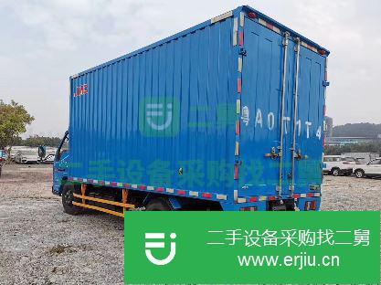 廣東出售二手江鈴單排后雙胎廂式貨車(chē)