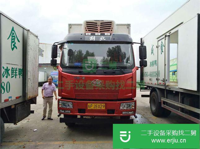 安微出售二手一汽解放J6冷藏車