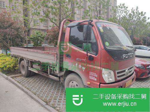 江蘇出售二手福田排半廂式貨車