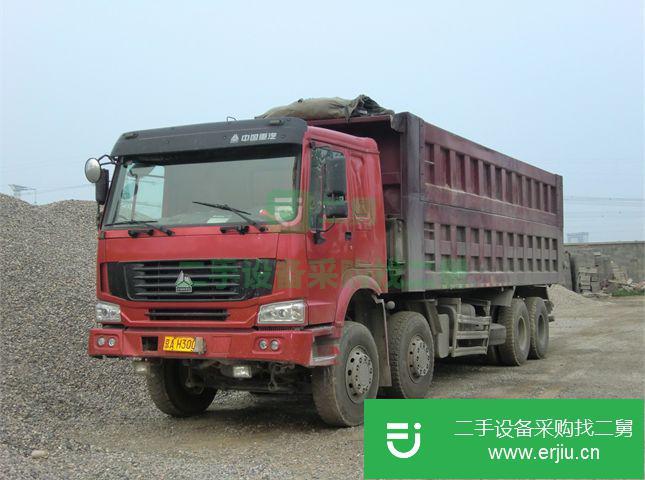 天津出售二手中國重汽前四后八自卸車