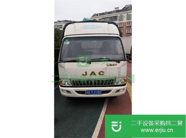 湖南出售二手江淮前二后四排半篷式貨車