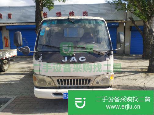 內蒙古出售二手江淮排半坐平板貨車